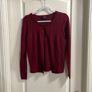 Maroon Cardigan by The Limited